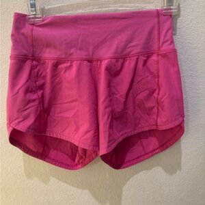 Lululemon speed up high wasted shorts, size 0